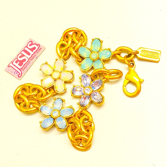 Coach Jewelry - 💰SOLD💰Coach flower bracelet